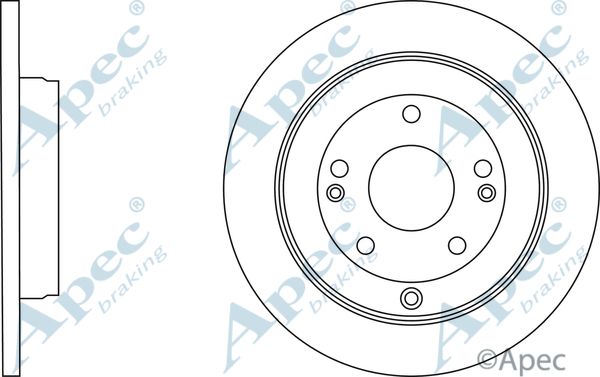 APEC BRAKING Тормозной диск DSK3159